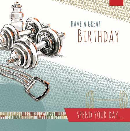 Birthday Card - Great Workout