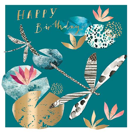 Birthday Card - Dragonfly