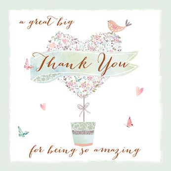 Thank You Cards - Pack of 5 - A Little Bird Said…