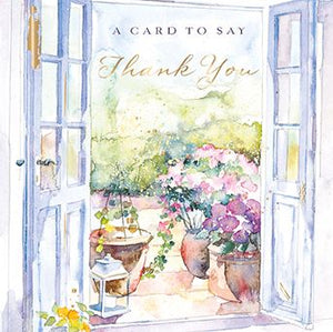 Thank You Cards - Pack of 5 - View Of The Garden