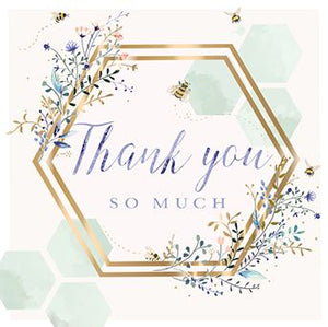 Thank You Cards - Pack of 5 - Buzzing Bees