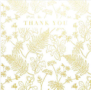 Thank You Card - Meadow Foliage