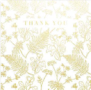 Thank You Card - Meadow Foliage