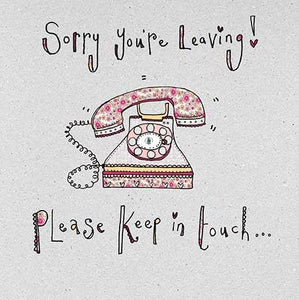 Leaving Card - Sorry Youre Leaving