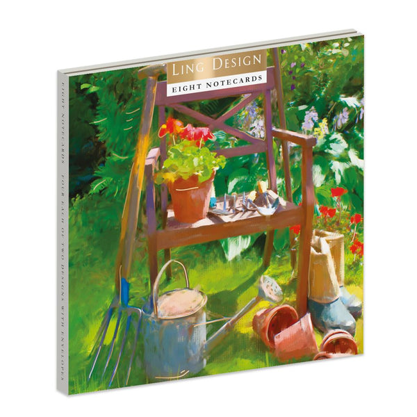 Blank Cards - Pack Of 8 - Summer In The Garden
