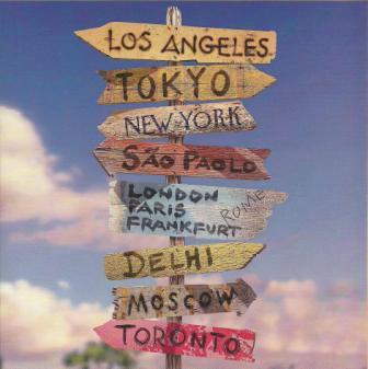 Leaving / Goodbye Card - Signposts with Multiple Destinations