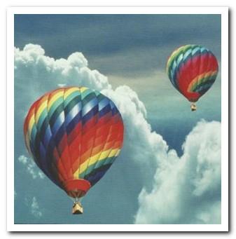 Leaving / Goodbye Card - Hot Air Balloons