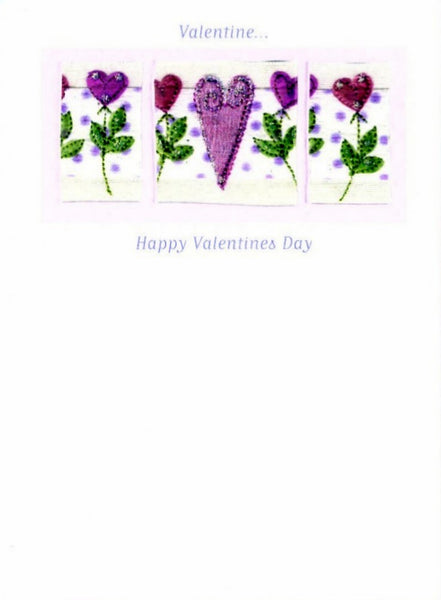 Valentine Card - Valentine Rose Heart Windows Valentine's Day Cards in France