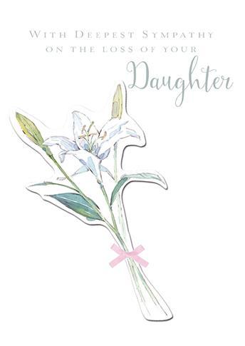 Sympathy Card - Loss Of Daughter - Thinking Of You