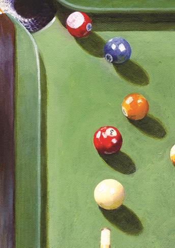 Birthday Card - A Game Of Pool