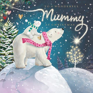 Christmas Card - Mummy - Polar Bears