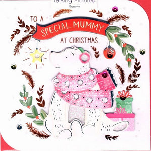 Christmas Card - Mummy - Polar Bear