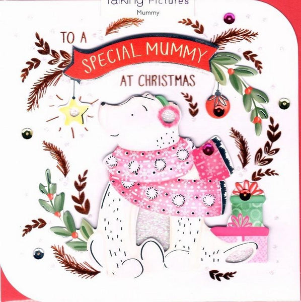 Christmas Card - Mummy - Polar Bear