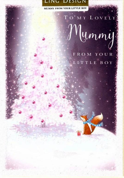 Christmas Card - Mummy - Boy A Magical Time Of Year