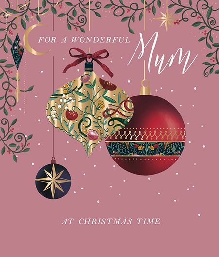 Christmas Card - Mum - Decorative Presents