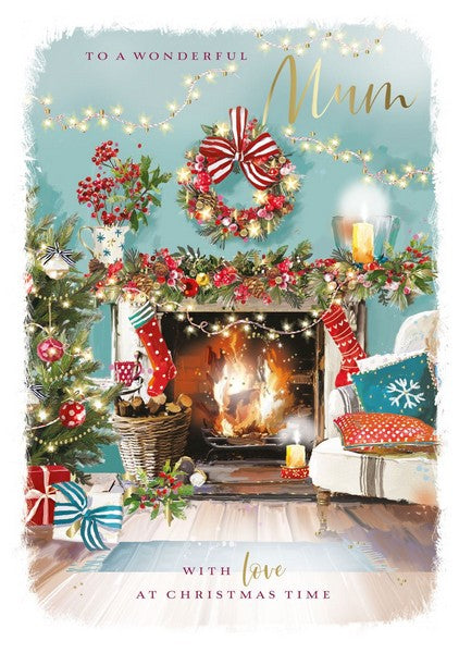 Christmas Card - Mum - Cosy Christmas