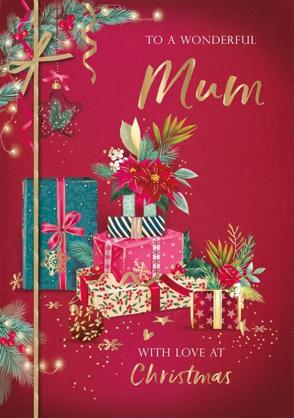 Christmas Card - Mum - All Wrapped Up