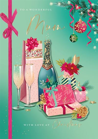 Christmas Card - Mum - All Wrapped Up