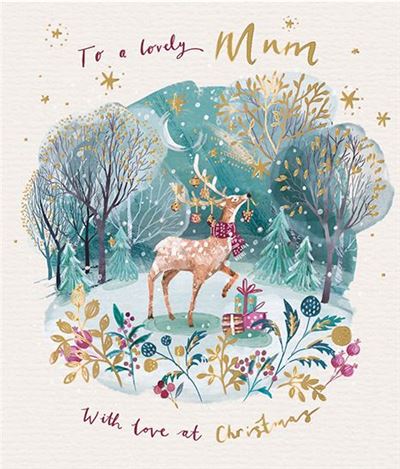 Christmas Card - Mum - Magical Christmas Deer