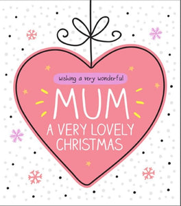 Christmas Card - Mum - Heart Bauble