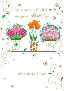 Mum Birthday - Flower Pots