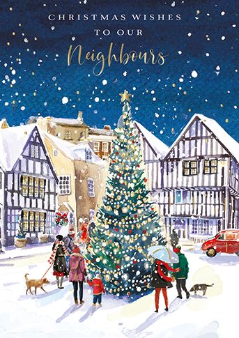 Christmas Card - Neighbours - Christmas Gathering
