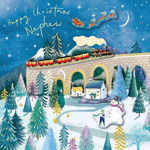 Christmas Card - Nephew - Festive Express