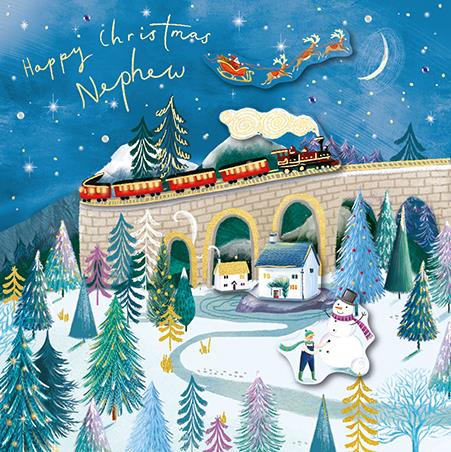 Christmas Card - Nephew - Festive Express