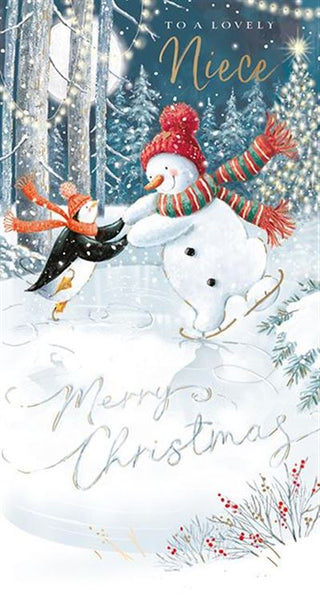 Christmas Card - Niece - Merry Christmas