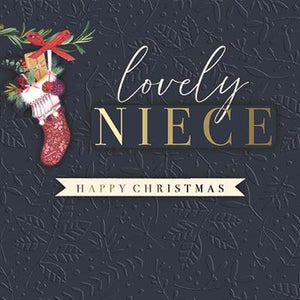 Christmas Card - Niece - Christmas Stocking