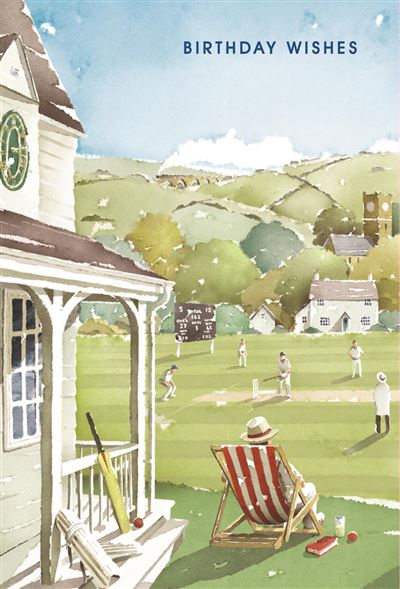 Birthday Card - Country Cricket