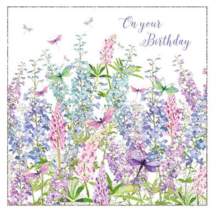 Birthday Card - Wildflower Garden
