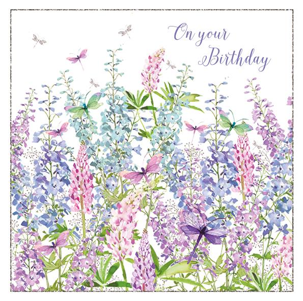 Birthday Card - Wildflower Garden