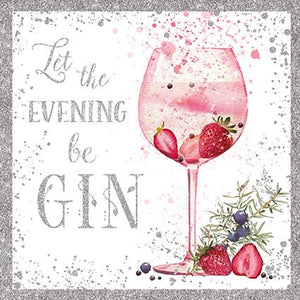 Nigel Quiney Publications Birthday Card - Gin O'clock