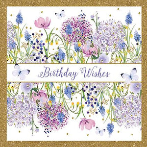 Birthday Card - Ditsy Band from Nigel Quiney Publications, English Cards in France