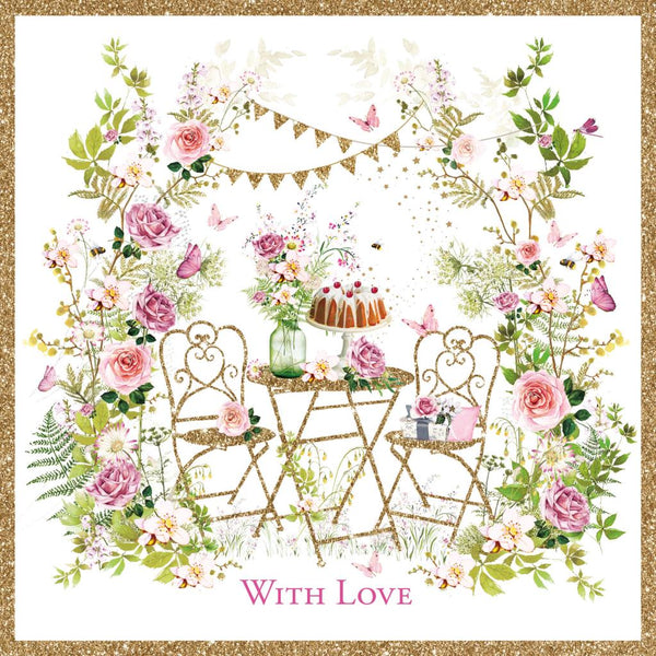 Birthday Card - Summer Garden/Cake