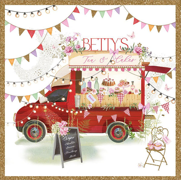 Birthday Card - Betty's Tea & Cake Van