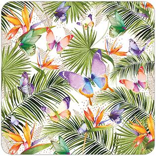 Blank Card - Tropical Butterflies