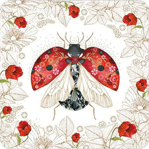 Blank Card - Ladybird Wings