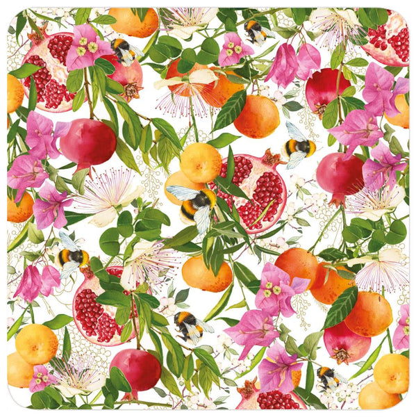 Blank Card - Floral & Fruits