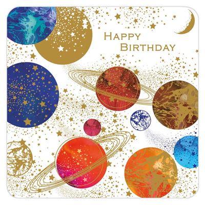 Birthday Card - Space/Planets