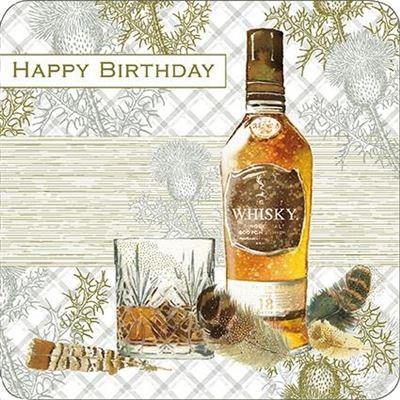 Birthday Card - Whisky