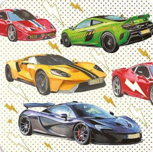 Birthday Card - Super Cars