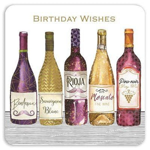 Birthday Card - Wine Selection