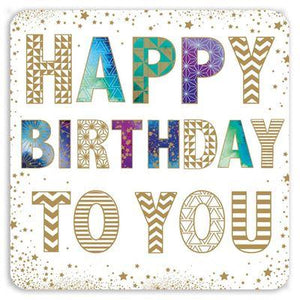 Birthday Card - Graphic Text