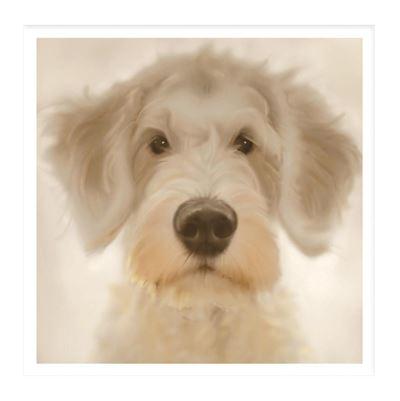 Birthday Card - Pastel Terrier