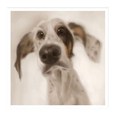 Birthday Card - Pastel Great Dane