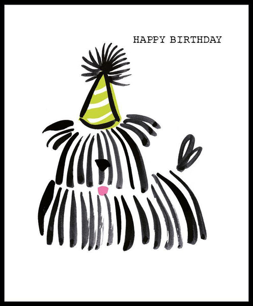 Children's Birthday Card - Dougal Dog