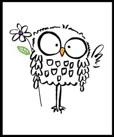 Children's Birthday Card - Cute Owl