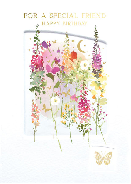 Birthday Card - Special Friend - Warm Field Blush Press from Nigel Quiney Publications, English Cards in France